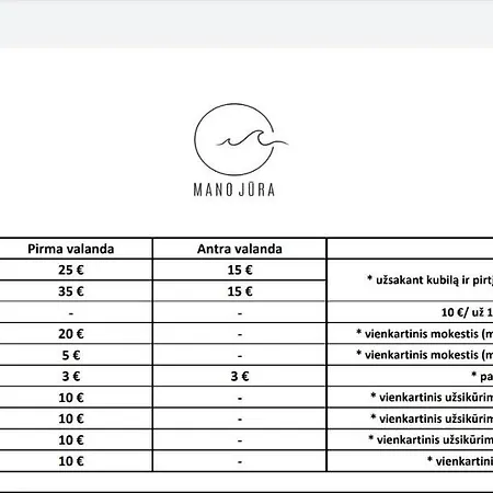 Apartament Mano Jura Jums/mine Sea For Połąga